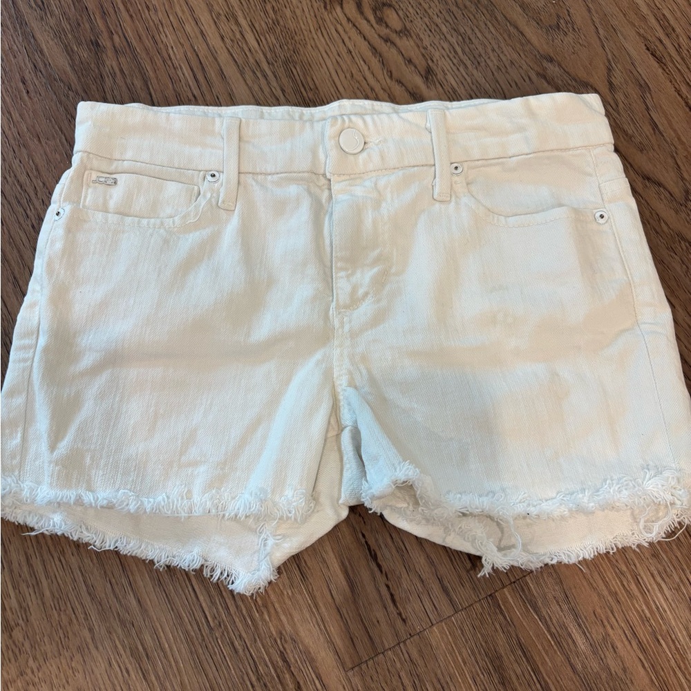 Joes white denim shorts